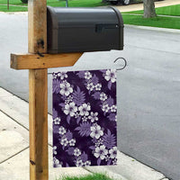 Hawaiian Hibiscus Tribal Floral Purple Garden Flag Polynesian Tapa Pattern LT01 - Polynesian Pride
