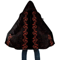 Hawaii Japan Koi Fish Red Cloak Tapa Pattern - Polynesian Pride