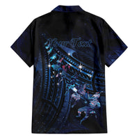 Personalised Matariki Paua Shell New Zealand Hawaiian Shirt Haka Dance At The Starry Night LT01 - Polynesian Pride