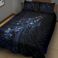 Matariki Paua Shell New Zealand Quilt Bed Set Haka Dance At The Starry Night LT01 - Polynesian Pride