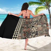 Hawaiian Quilt Sarong Hibiscus Kakau Vintage Style LT01 - Polynesian Pride