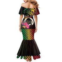 Personalised Vanuatu Port Vila Stay Strong Family Matching Mermaid Dress and Hawaiian Shirt Long God Yumi Stanap LT01 - Polynesian Pride