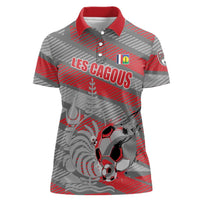 Custom Football 2026 New Caledonia Women Polo Shirt Kagus Come On