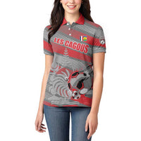 Custom Football 2026 New Caledonia Women Polo Shirt Kagus Come On