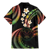 Hawaii Map Kanaka Maoli Family Matching Mermaid Dress and Hawaiian Shirt Fantastic Frangipani Reggae LT01 - Polynesian Pride