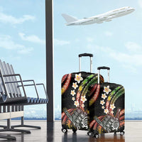 Hawaii Shaka Sign Luggage Cover Fantastic Frangipani Reggae