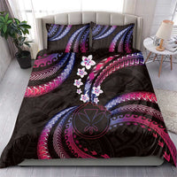 Hawaii Map Kanaka Maoli Bedding Set Fantastic Frangipani Sweet Dream