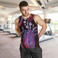 Hawaii King Kamehameha Men Tank Top Fantastic Plumeria Sweet Vibes