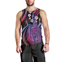 Hawaii King Kamehameha Men Tank Top Fantastic Plumeria Sweet Vibes
