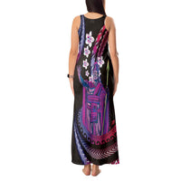 Hawaii King Kamehameha Tank Maxi Dress Fantastic Plumeria Sweet Vibes