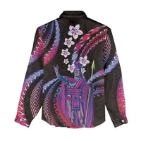Hawaii King Kamehameha Women Casual Shirt Fantastic Plumeria Sweet Vibes LT01 - Polynesian Pride