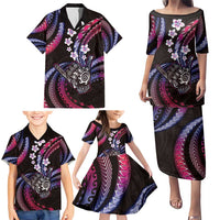 Hawaii Shaka Sign Family Matching Puletasi and Hawaiian Shirt Fantastic Frangipani Sweet Vibes LT01 - Polynesian Pride