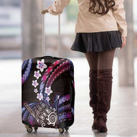 Hawaii Shaka Sign Luggage Cover Fantastic Frangipani Sweet Vibes