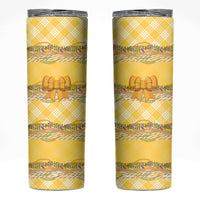 Hawaii Palaka Pikake Lokelani Plumeria Skinny Tumbler Melemele Coquette Bow