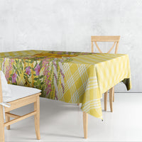 Hawaii Palaka Pikake Lokelani Plumeria Tablecloth Melemele Coquette Bow