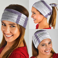 Samoa Siapo Purple Trimmed Neck Gaiter Samoa White Sunday - Polynesian Pride
