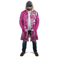 New Zealand Silver Fern Rugby All Pink Cloak Maori Tiki Player With Ta Moko Tribal LT01 - Polynesian Pride
