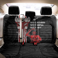 Toitu Te Reo Maori Toitu Te Whenua Toitu Te Tiriti Back Car Seat Cover Maori Warrior New Zealand LT01 - Polynesian Pride