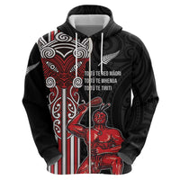 Toitu Te Reo Maori Toitu Te Whenua Toitu Te Tiriti Hoodie Maori Warrior New Zealand LT01 - Polynesian Pride