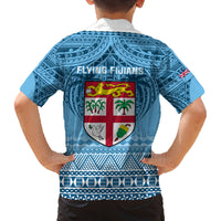 Fiji Rugby Family Matching Summer Maxi Dress and Hawaiian Shirt Fijian Go 2023 World Cup LT01 - Polynesian Pride