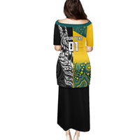 Custom New Zealand And Australia Rugby Puletasi Wallabies Kiwi Silver Fern 2023 World Cup LT01 - Polynesian Pride