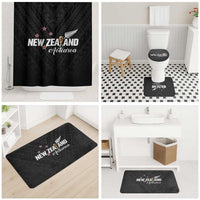 Football New Zealand Bathroom Set Aotearoa United Black Version LT01 - Polynesian Pride