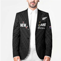 Custom Football New Zealand Blazer Aotearoa United Black Version LT01 - Polynesian Pride