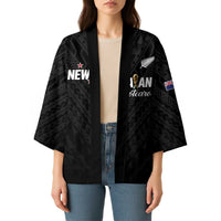 Custom Football New Zealand Kimono Aotearoa United Black Version LT01 - Polynesian Pride