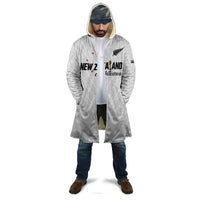 Custom Football New Zealand Cloak Aotearoa United White Version LT01 - Polynesian Pride
