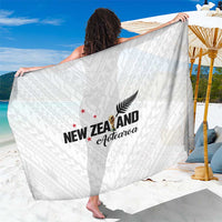 Football New Zealand Sarong Aotearoa United White Version LT01 One Size 44 x 66 inches White - Polynesian Pride