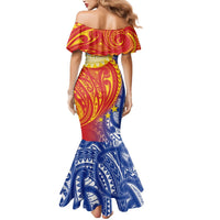 Philippines Mermaid Dress Pilipinas Polynesian Pattern LT01 - Polynesian Pride