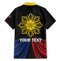 Personalized Philippines Independence Day Family Matching Tank Maxi Dress and Hawaiian Shirt Filipino 126th Anniversary Sun Tattoo LT01 - Polynesian Pride