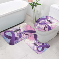 Polynesian Lupus Awareness Bathroom Set Butterfly Hologram Lupus Warrior