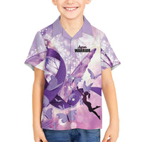 Personalized Polynesian Lupus Awareness Family Matching Summer Maxi Dress and Hawaiian Shirt Butterfly Hologram Lupus Warrior
