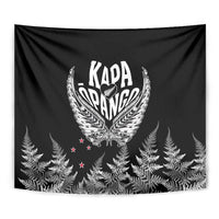 New Zealand Rugby Tapestry NZ Opango Forever Silver Fern Heart LT01 - Polynesian Pride