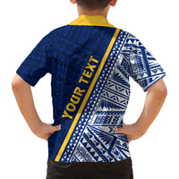 Nauru Independence Day Family Matching Off Shoulder Short Dress and Hawaiian Shirt Repubrikin Naoero Gods Will First LT01 - Polynesian Pride