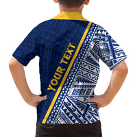 Nauru Independence Day Family Matching Short Sleeve Bodycon Dress and Hawaiian Shirt Repubrikin Naoero Gods Will First LT01 - Polynesian Pride