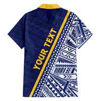 Nauru Independence Day Family Matching Short Sleeve Bodycon Dress and Hawaiian Shirt Repubrikin Naoero Gods Will First LT01 - Polynesian Pride