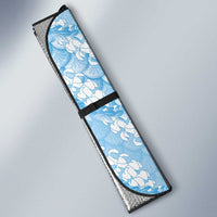 Baby Blue Mermaid Puakenikeni Maile Lei Auto Sun Shade