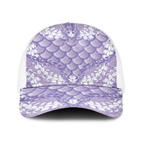 Lilac Mermaid Puakenikeni Maile Lei Baseball Net Cap