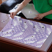 Lilac Mermaid Puakenikeni Maile Lei Puzzle