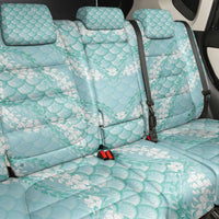 Light Turquoise Mermaid Puakenikeni Maile Lei Back Car Seat Cover LT01 - Polynesian Pride