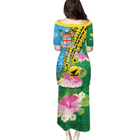 Personalised Malampa Fiji Day Puletasi Tropical Tapa Pattern LT01 - Polynesian Pride