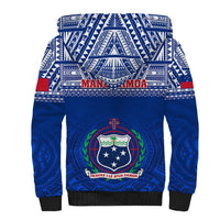 Samoa Rugby Sherpa Hoodie Manu Samoa Polynesian Tatoo Pattern LT01 - Polynesian Pride