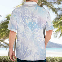 Samoa White Sunday Hawaiian Shirt Sweet Pastel Plumeria Floral LT01 - Polynesian Pride