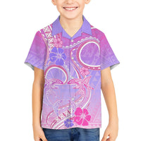 Polynesian Shark Valentine Hawaiian Shirt Sweet Unique Version LT01 - Polynesian Pride