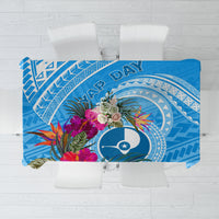 Yap Day Tablecloth Nam nu Waqab Tropical Flower
