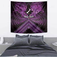 Personalised Aotearoa Matariki Tapestry Purple Fern Maori Poutama LT01 - Polynesian Pride