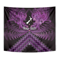 Personalised Aotearoa Matariki Tapestry Purple Fern Maori Poutama LT01 - Polynesian Pride