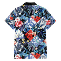 Hawaii Tropicana Blue Pattern Hawaiian Shirt - Polynesian Pride